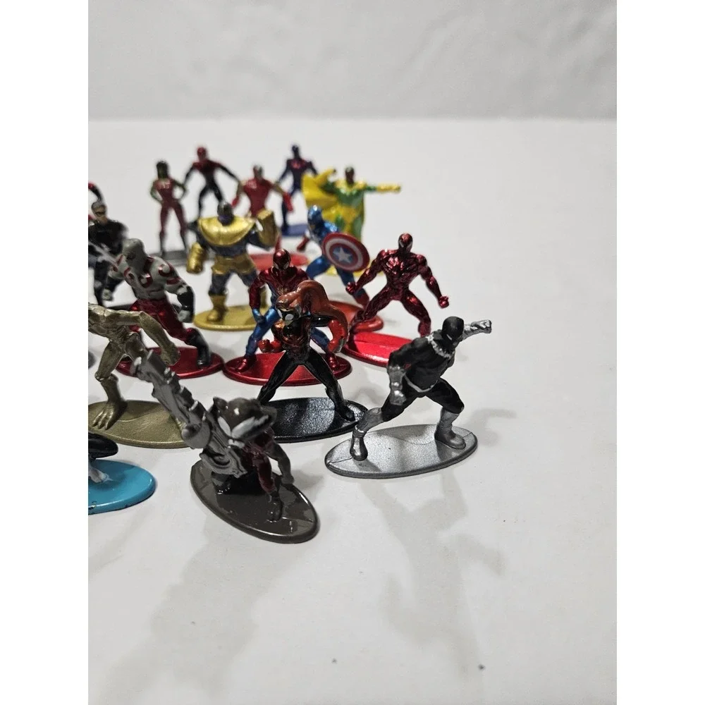 Jada Toys Marvel Nano Metalfigs MiniFigures DieCast Metal Lot Of‎ 20 Figures